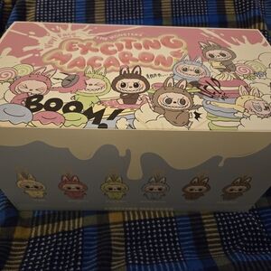 Pop Mart The Monsters Exciting Macaron Vinyl Plush Pendant Blind Box Set